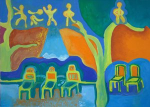 Talvi on tullut, 2009 (öljy kankaalle) tekijältä Jan Groneberg