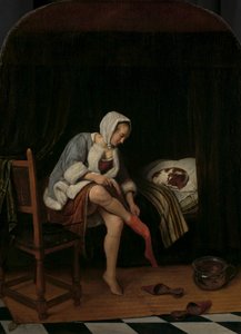 Nainen wc:ssä Nainen wc:ssä tekijältä Jan Havicksz. Steen