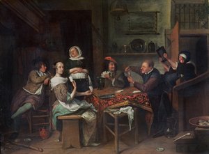 Kortinpelaajat tekijältä Jan Havickszoon Steen