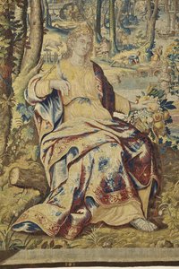 Yksityiskohta Pomonasta, Vertumnuksesta ja Pomonasta, n. 1630 tekijältä Jan II Raes
