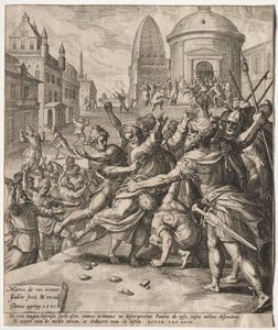 Pyhän Paavalin pidätys, 1581. tekijältä Jan I Sadeler