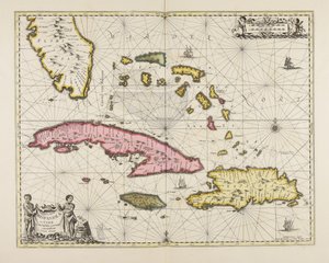 Insularum Hispaniolae et Cubae cum insulis circum jacentibus accurata delineatio