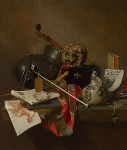 Vanitas asetelma, 1648 tekijältä Jan Jansz. Treck