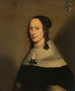 Adriaen van Persijnin vaimon Sophia van Overmeerin muotokuva tekijältä Jan Jansz. Westerbaen (I)