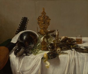 Juhlapala, n. 1635 (öljy alustalla) tekijältä Jan Jansz. den Uyl