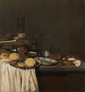Asetelma korkean olutlasin kanssa tekijältä Jan Jansz. van de Velde (III)