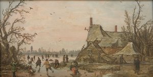 Talvimaisema maatilalla tekijältä Jan Josefsz van Goyen