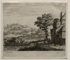 Lautta. tekijältä Jan Josephsz van Goyen