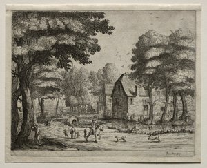 Kivisilta. tekijältä Jan Josephsz van Goyen