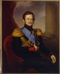 Erivanin kreivin, Puolan kuningaskunnan varakuninkaan Ivan Fjodorovitš Paskevitšin muotokuva (Puolan kuningaskunnan varakuninkaan Erivanin kreivin I. F. Paskevichin muotokuva). Jan Ksawery Kaniewskin (1805-1867) maalaus öljy kankaalle tekijältä Jan Ksawery Kaniewski