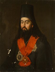 Rostovin ja Jaroslavlin arkkipiispa Pavel Ponomarevin muotokuva 1745-1806, 1836