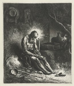 Pyhä Jerome tekijältä Jan Lievens