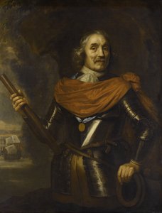 Maarten Harpertszoon Tromp 1597-1653, hollantilainen amiraali, 1653 tekijältä Jan Lievens