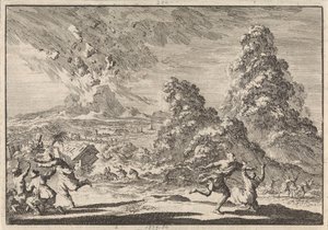 Maanjäristys Ambonissa 1674 tekijältä Jan Luyken