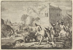 Unkarin reformoidut ministerit tuomittiin pakkotyöhön vuonna 1674 tekijältä Jan Luyken