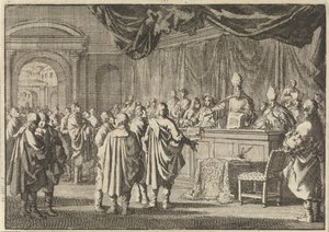 Reformoitu Unkarissa piispojen ja muiden romanistien oikeudessa, 1670 tekijältä Jan Luyken