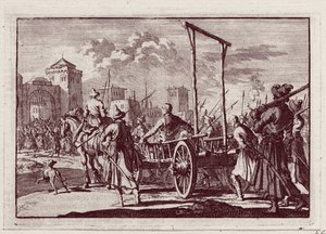 Stenka Razin ennen teloitusta Moskovassa, 1698