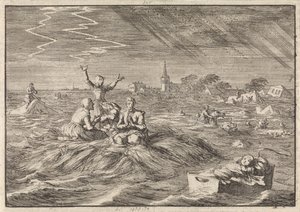 Tulva Groningenissa 1686 tekijältä Jan Luyken