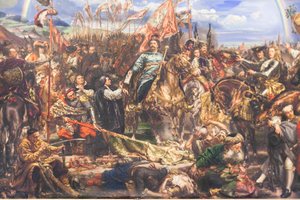 Sobieski enviando mensagem de vitória ao Papa após a Batalha de Viena Finlandês