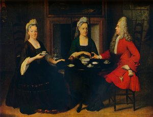 "Conversation Piece", c1735