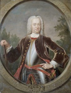 Portrait of Gustaaf Willem, Baron van Imhoff, hollantilaisen Itä-Intian yhtiön kenraalikuvernööri