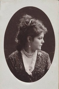 Pianisti ja säveltäjä Sophie Menterin muotokuva 1846-1918, 1893. tekijältä Jan Mieczkowski