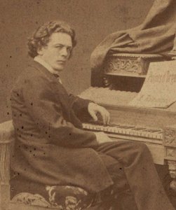 Muotokuva säveltäjä Anton Rubinsteinista 1829-1894, noin 1860-1870. tekijältä Jan Mieczkowski