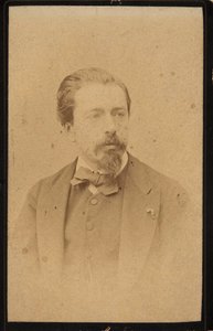 Viulisti ja säveltäjä Henryk Wieniawskin muotokuva 1835-1880. tekijältä Jan Mieczkowski