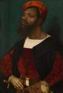 Afrikkalaisen miehen muotokuva, noin 1530