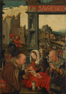 Kuninkaiden palvonta, 1525 tekijältä Jan Mostaert