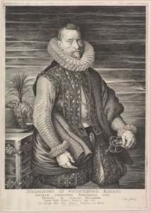Albertin, Itävallan arkkiherttua, Etelä-Alankomaiden hallitsijan muotokuva, 1615. tekijältä Jan Muller
