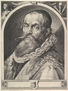 Hendrick Goltziuksen muotokuva, n. 1617. tekijältä Jan Muller