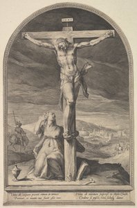 Pyhä Maria Magdaleena ristin juurella, n. 1612. tekijältä Jan Muller