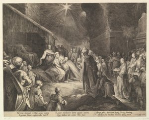 The Adoration of the Magi, n. 1625. tekijältä Jan Muller