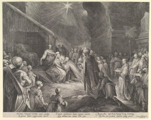 The Adoration of the Magi, n. 1626. tekijältä Jan Muller