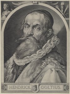 Hendrick Goltziuksen muotokuva tekijältä Jan Muller, Hendrick Goltzius