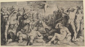 Fortune jakaa lahjojaan tekijältä Jan Muller, after Cornelis Cornelisz van Haarlem