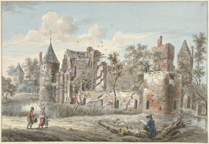 Huis ter Haarin raunio lähellä Maarssenia tekijältä Jan Philip Reuthel jr.