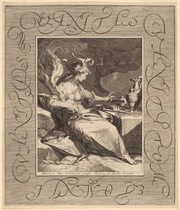 Turhuuksien turhuus, kaikki on turhamaisuutta tekijältä Jan Pietersz Saenredam, after Abraham Bloemaert