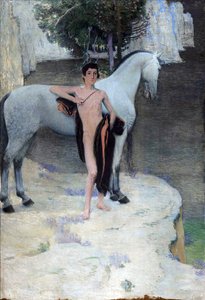 Musta järvi - Musta järvi - Jan Preisler (1872-1918). öljy kankaalle