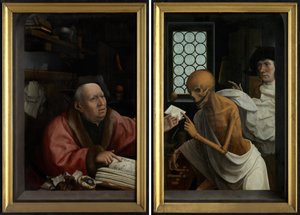Death and the Miser, n. 1515-21 (öljy paneelille)