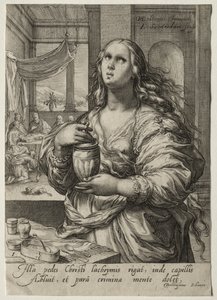 Uuden testamentin sankaritar: Maria Magdalena. tekijältä Jan Saenredam