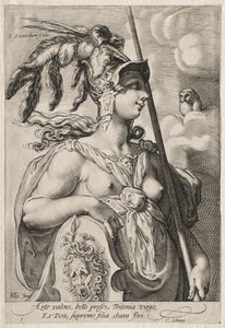 Kolme jumalatarta, n. 1595. tekijältä Jan Saenredam