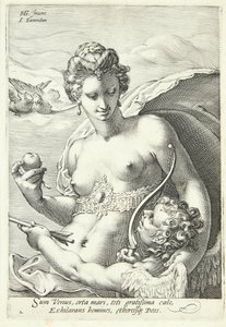 Venus ja Cupid tekijältä Jan Saenredam