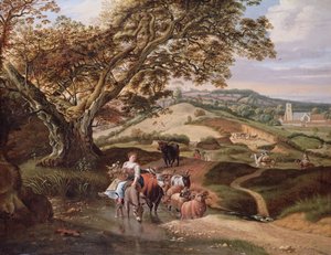Pastoraalinen maisema, 1684