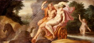 Proserpinan raiskaus (Ratto di Proserpina), Jan Soens, joka tunnetaan myös nimellä Flamish, 1500-luvun loppupuoli