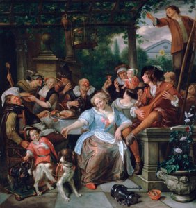 "Merry Company on a Terrace", c1673-1675