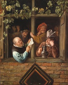 Retorikot ikkunan ääressä tekijältä Jan Steen
