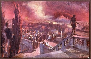 Incendie de Rome, Rooman suuri tuli (postikortti)
