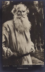 Leo Tolstoi (1828-1910), venäläinen kirjailija, novellikirjailija ja näytelmäkirjailija